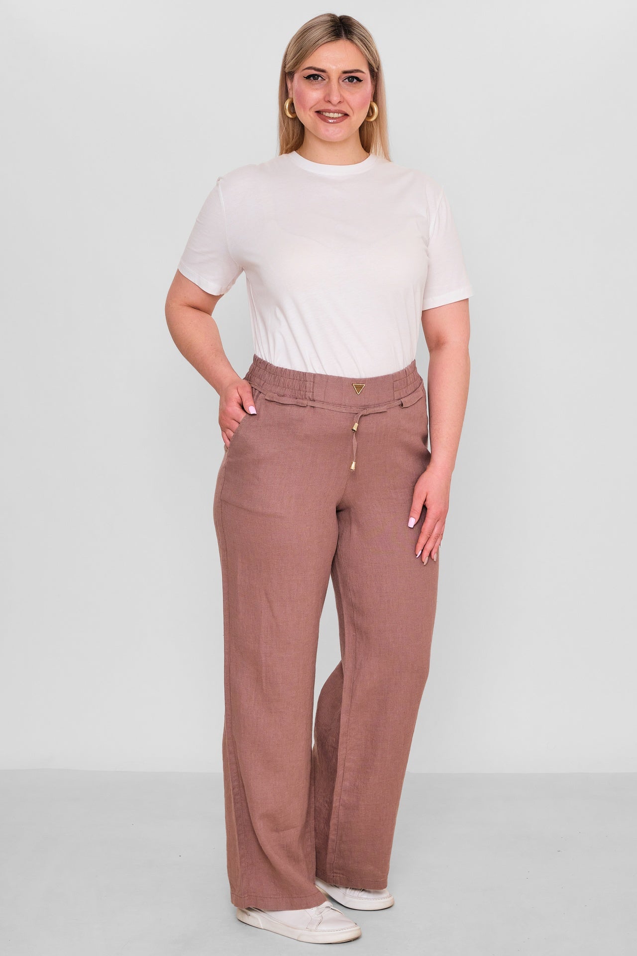 Elitline - Plus Size Trousers (ELT26Y1-58-4102) - 8690200183461