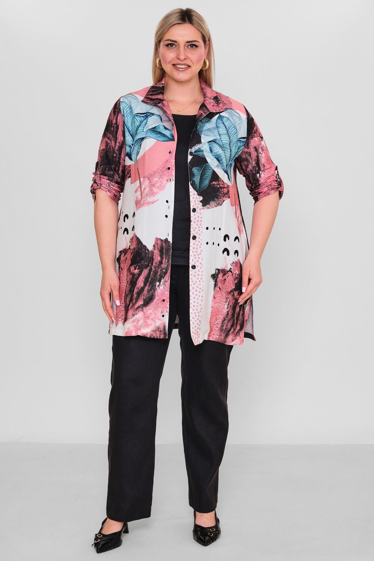 Salkim - Plus Size Suit (SLK26Y66164BB) - 8690200183614