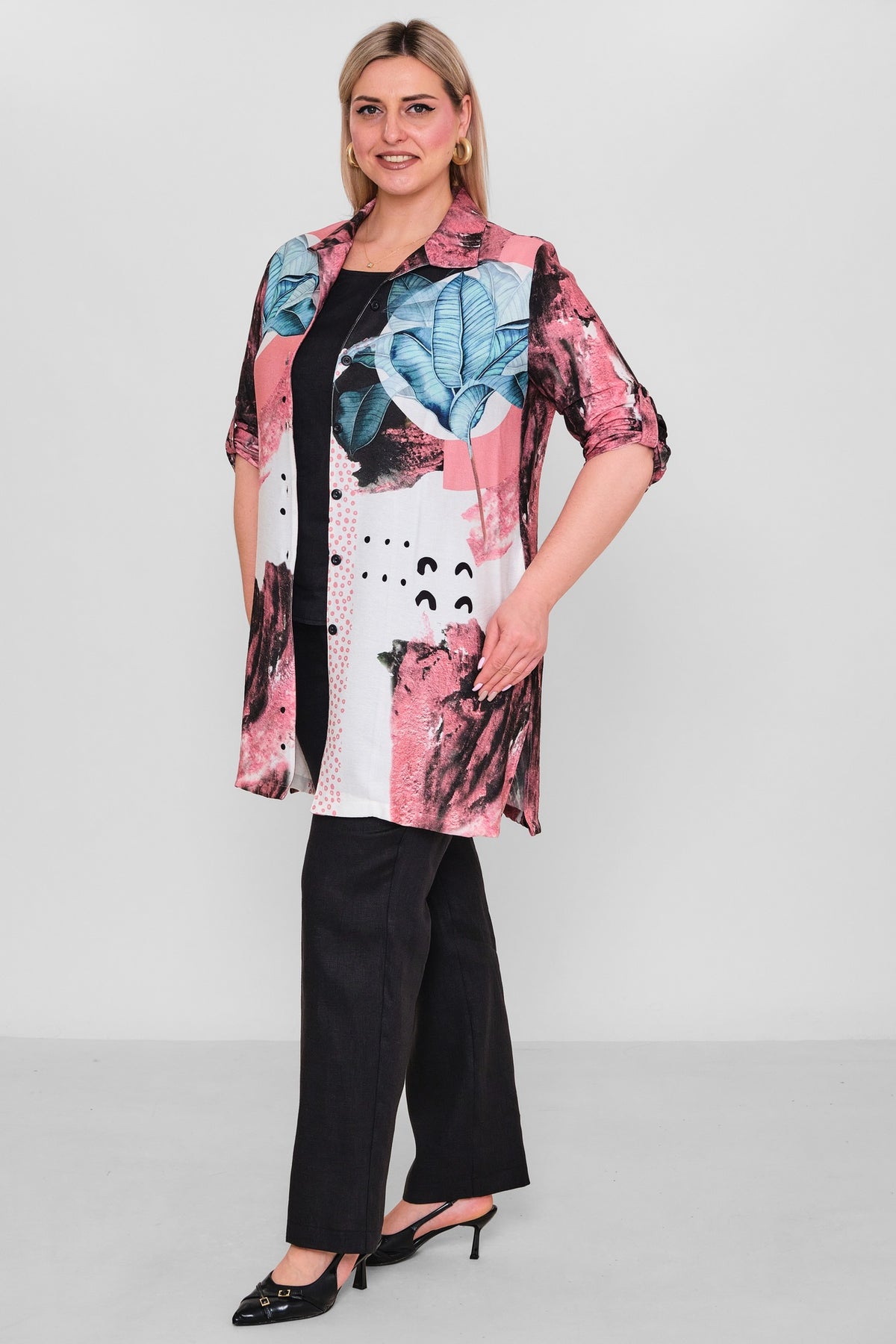 Salkim - Plus Size Suit (SLK26Y66164BB) - 8690200183614