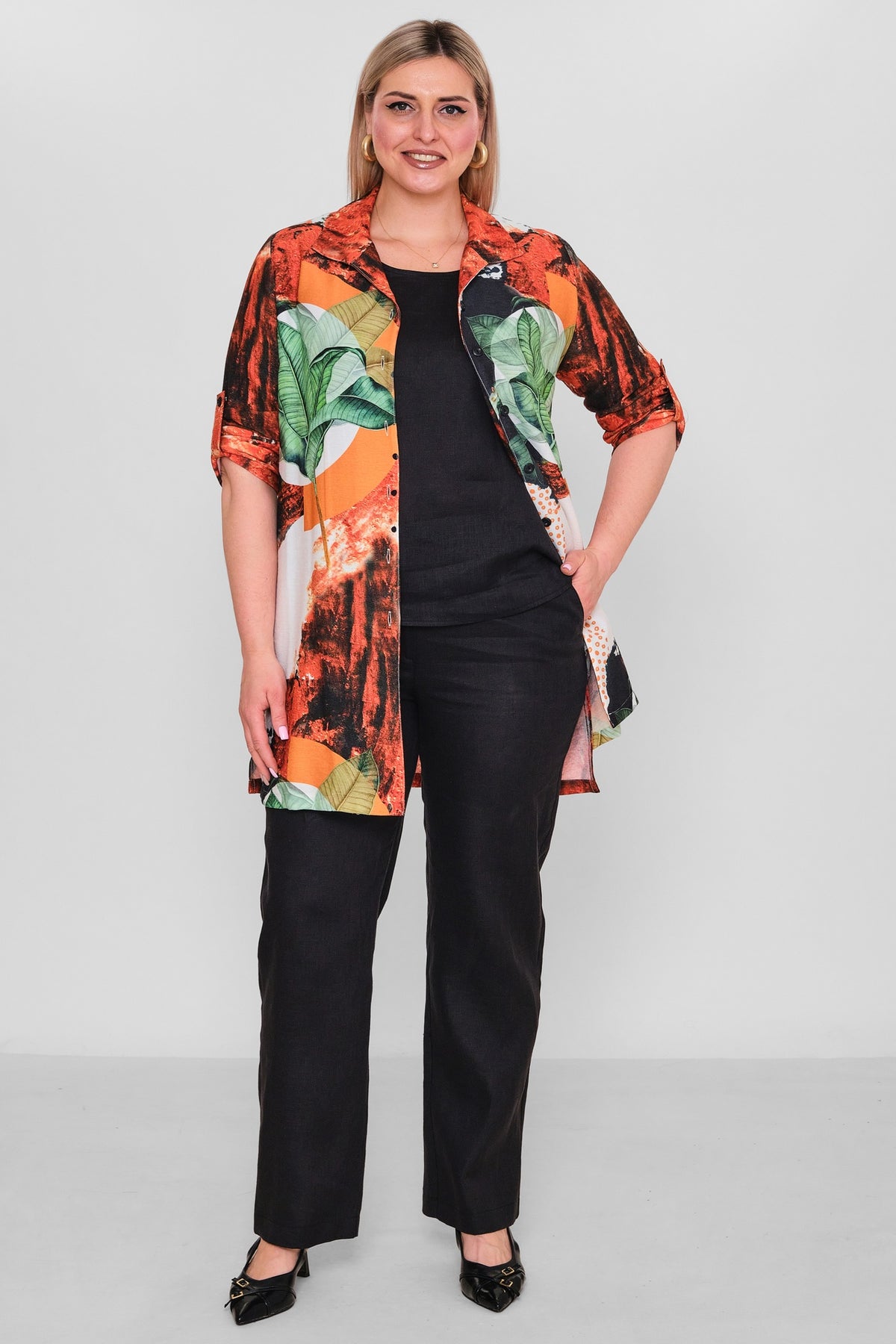Salkim - Plus Size Suit (SLK26Y66164BB) - 8690200183621