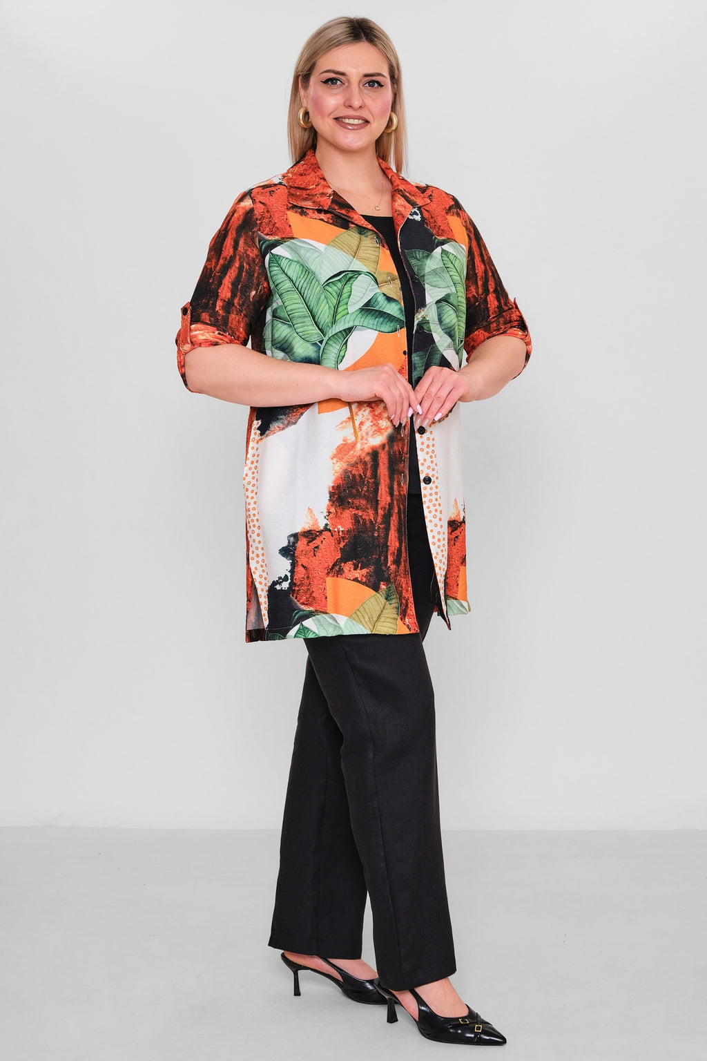 Salkim - Plus Size Suit (SLK26Y66164BB) - 8690200183621
