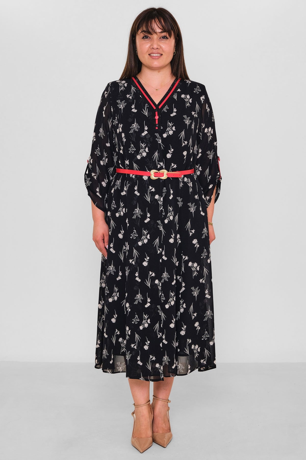 Gumanize - Plus Size Dress (GMZ2026-994-8116) - 8690200183799