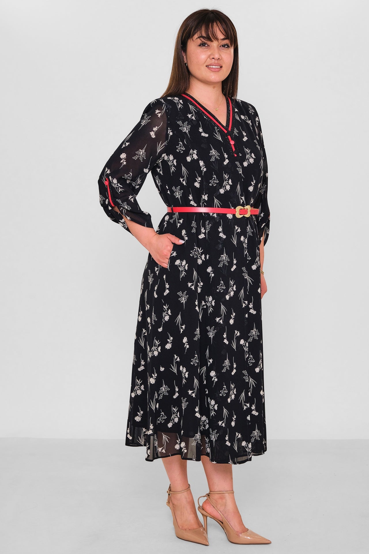 Gumanize - Plus Size Dress (GMZ2026-994-8116) - 8690200183799
