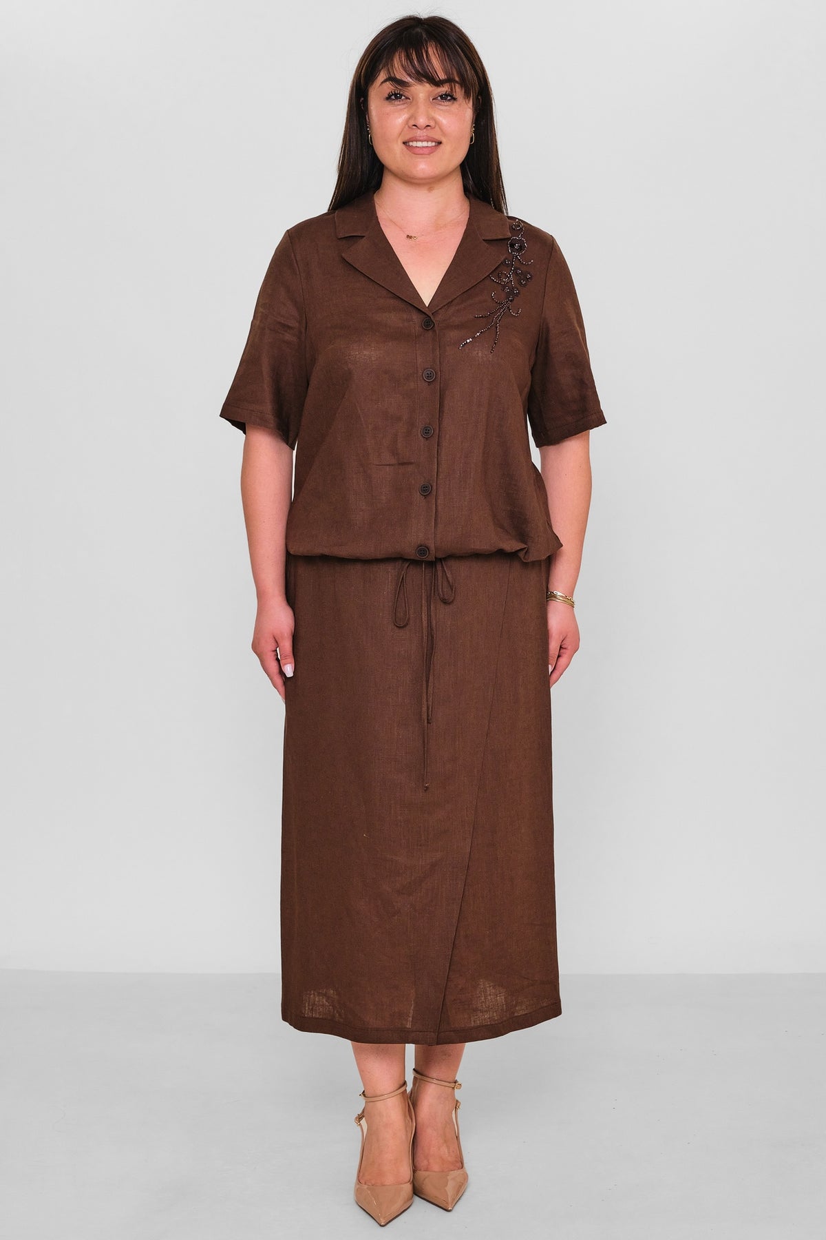 Dress Port - Plus Size Suit (DSP26Y3545) - 8690200184017