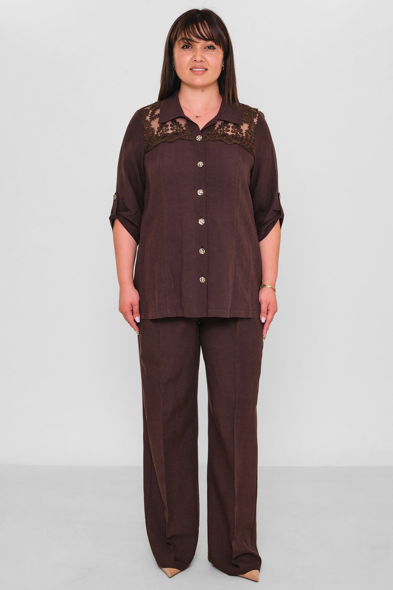Dress Port - Plus Size Suit (DSP26Y3550) - 8690200184031