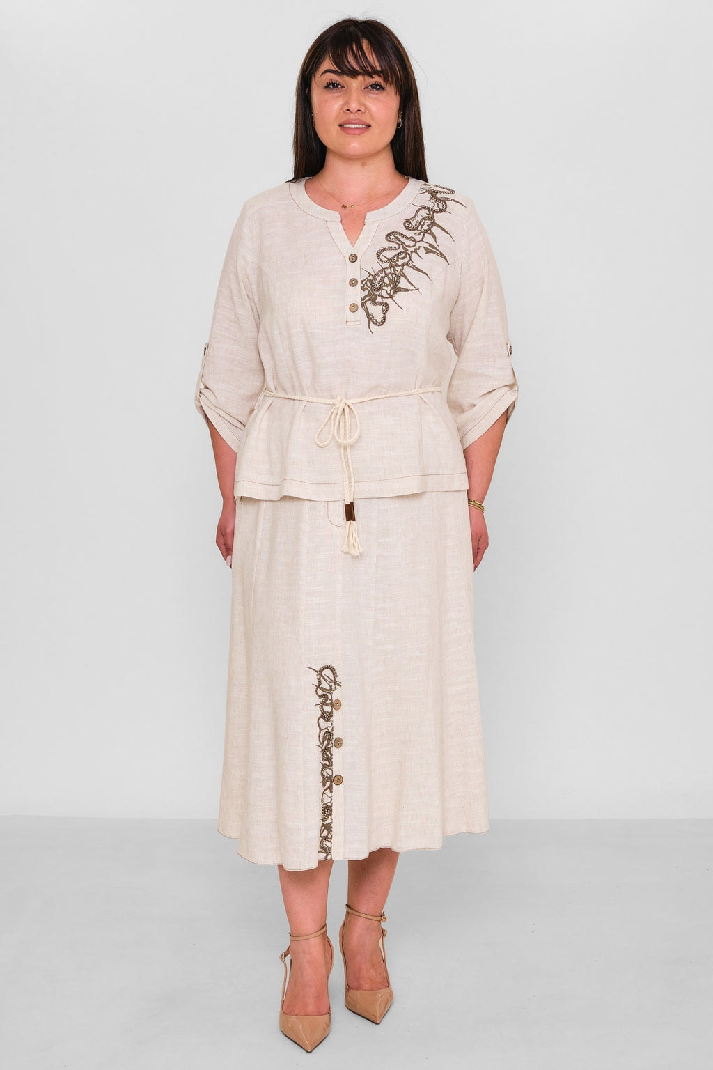 Gumanize - Plus Size Suit (GMZTK255-7664) - 8690200184246