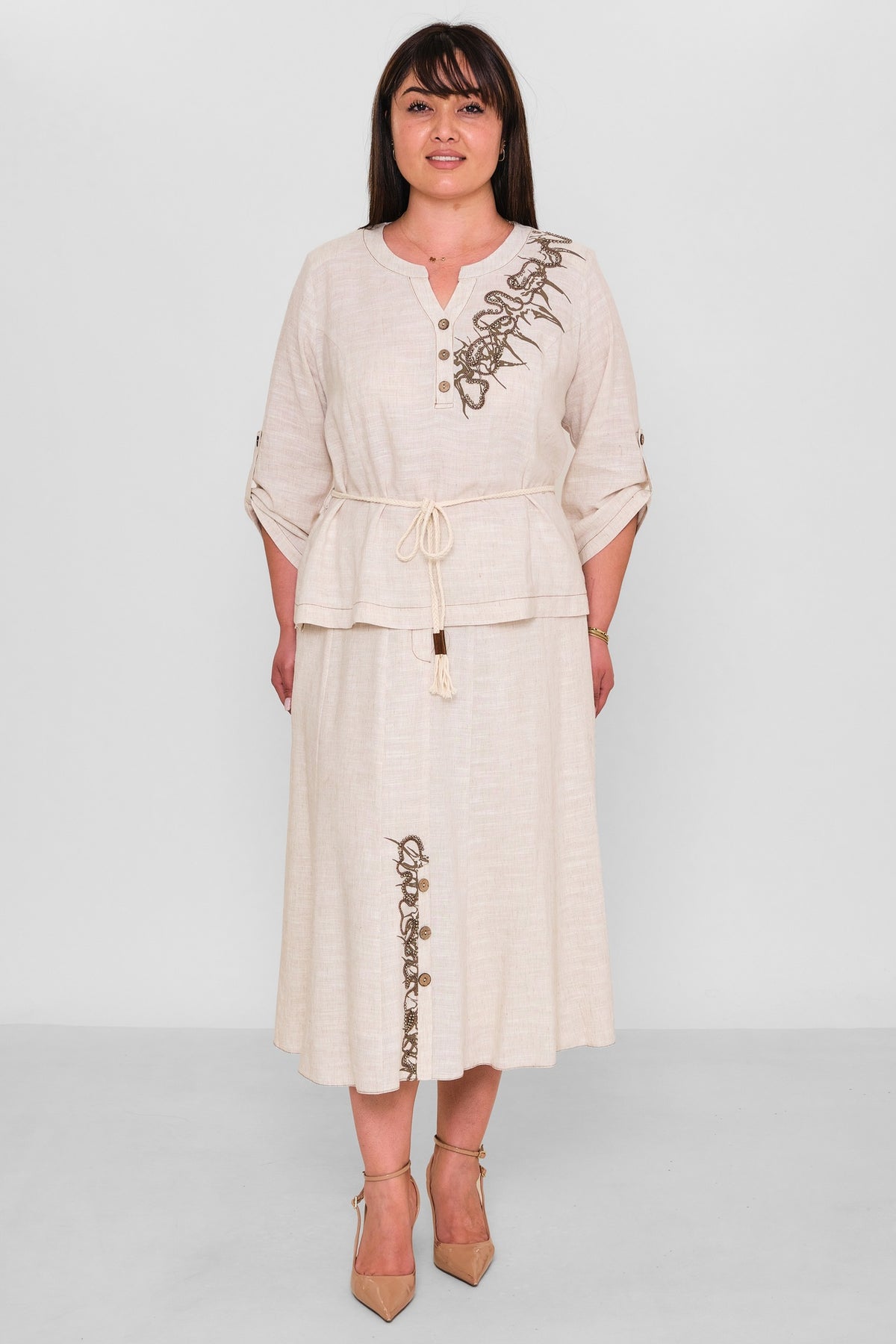Gumanize - Plus Size Suit (GMZTK255-7664) - 8690200184246