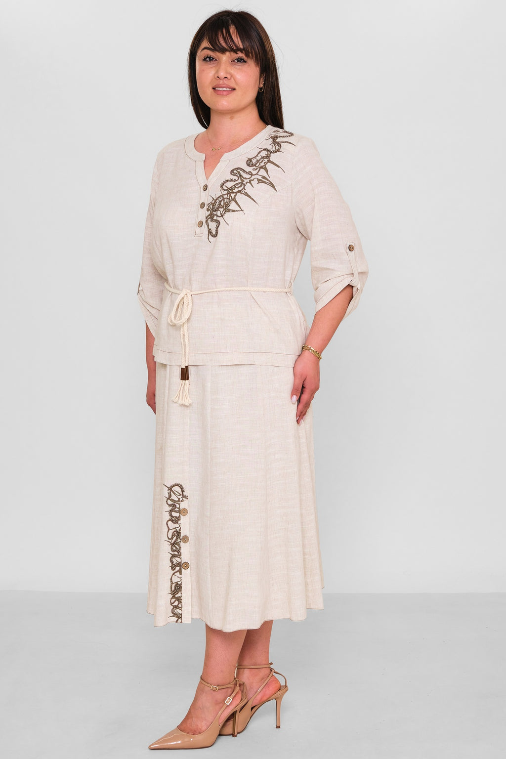 Gumanize - Plus Size Suit (GMZTK255-7664) - 8690200184246