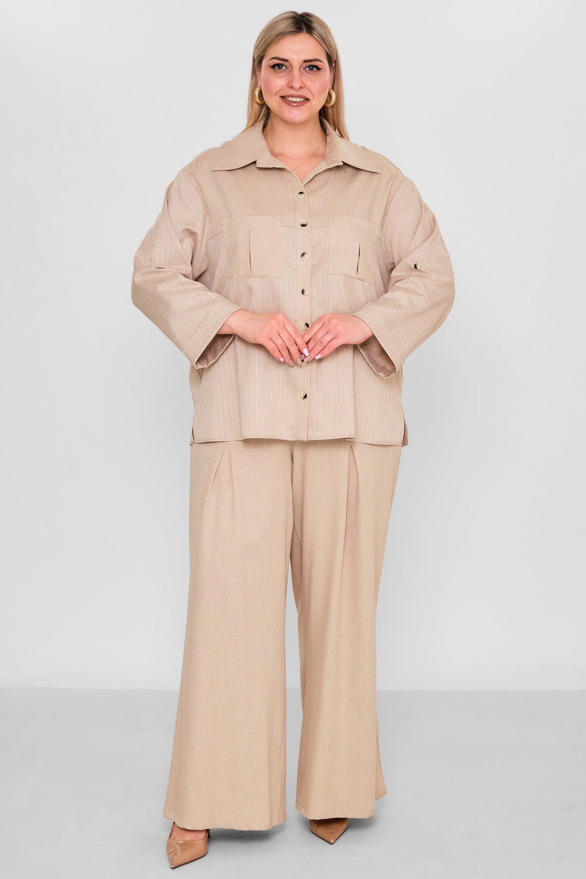 Kifayet - Extended Plus Size Trousers (KFY26Y23725) - 8690200184307