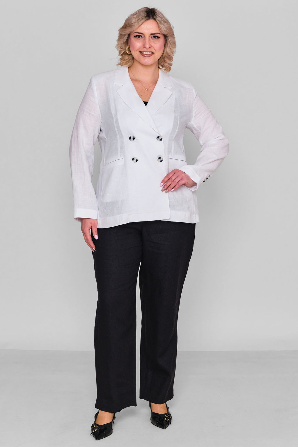 Salkim - Plus Size Jacket (SLK26Y46309BB) - 8690200184550