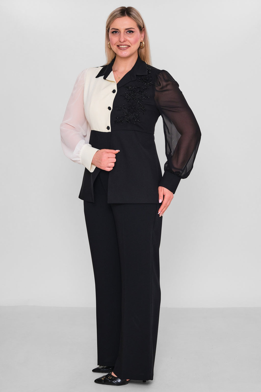 Qne Tu - Plus Size Suit (QNE26Y5306BB) - 8690200184697
