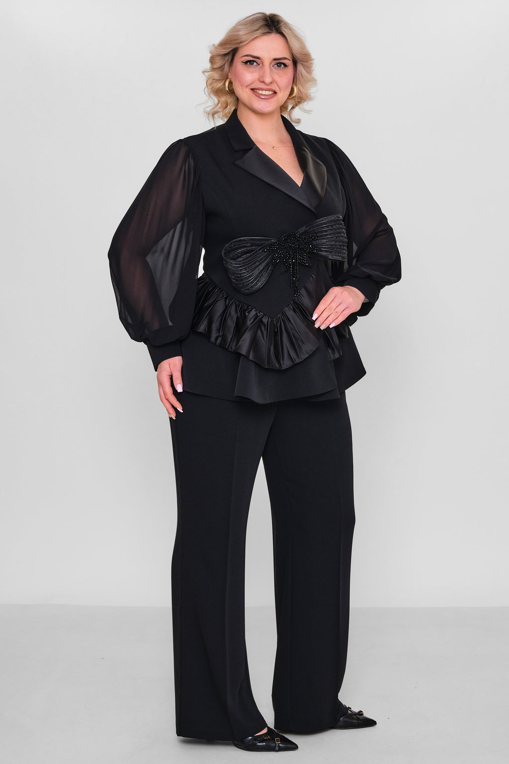 Qne Tu - Plus Size Suit (QNE26Y5285BB) - 8690200184758