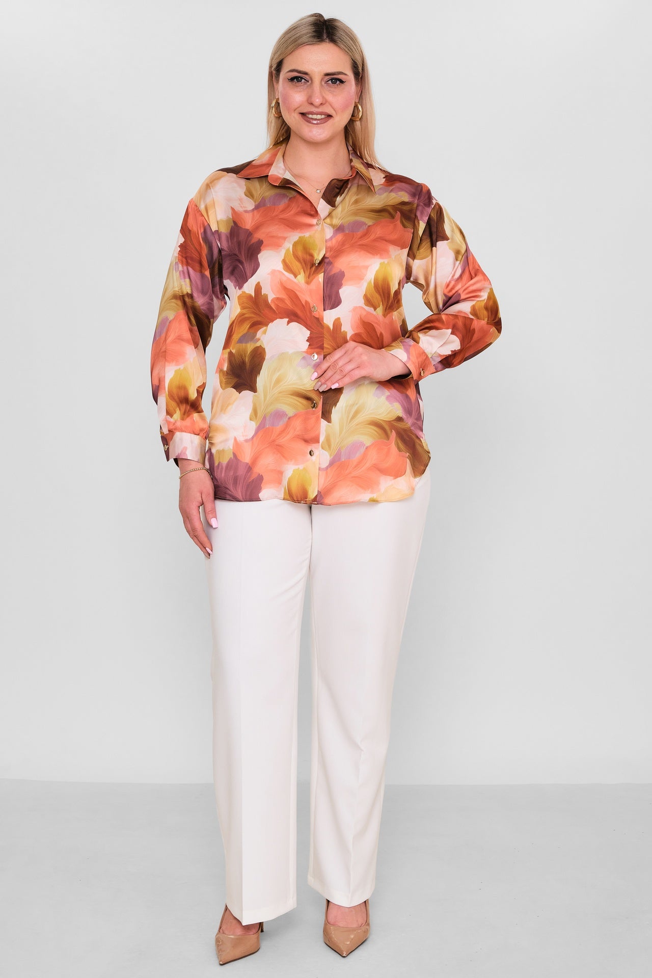 Selen - Plus Size Blouse (SLN26Y260270) - 8690200184888