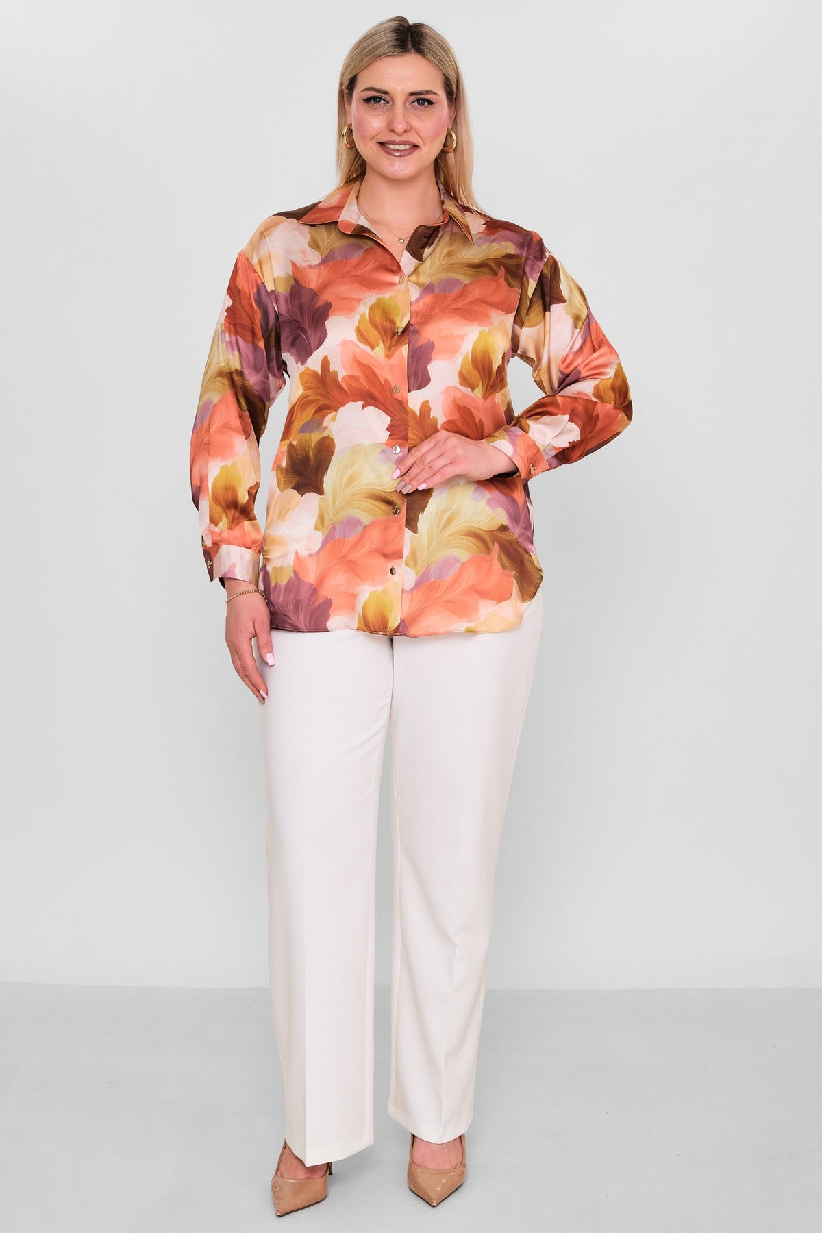 Selen - Plus Size Blouse (SLN26Y260270) - 8690200184888