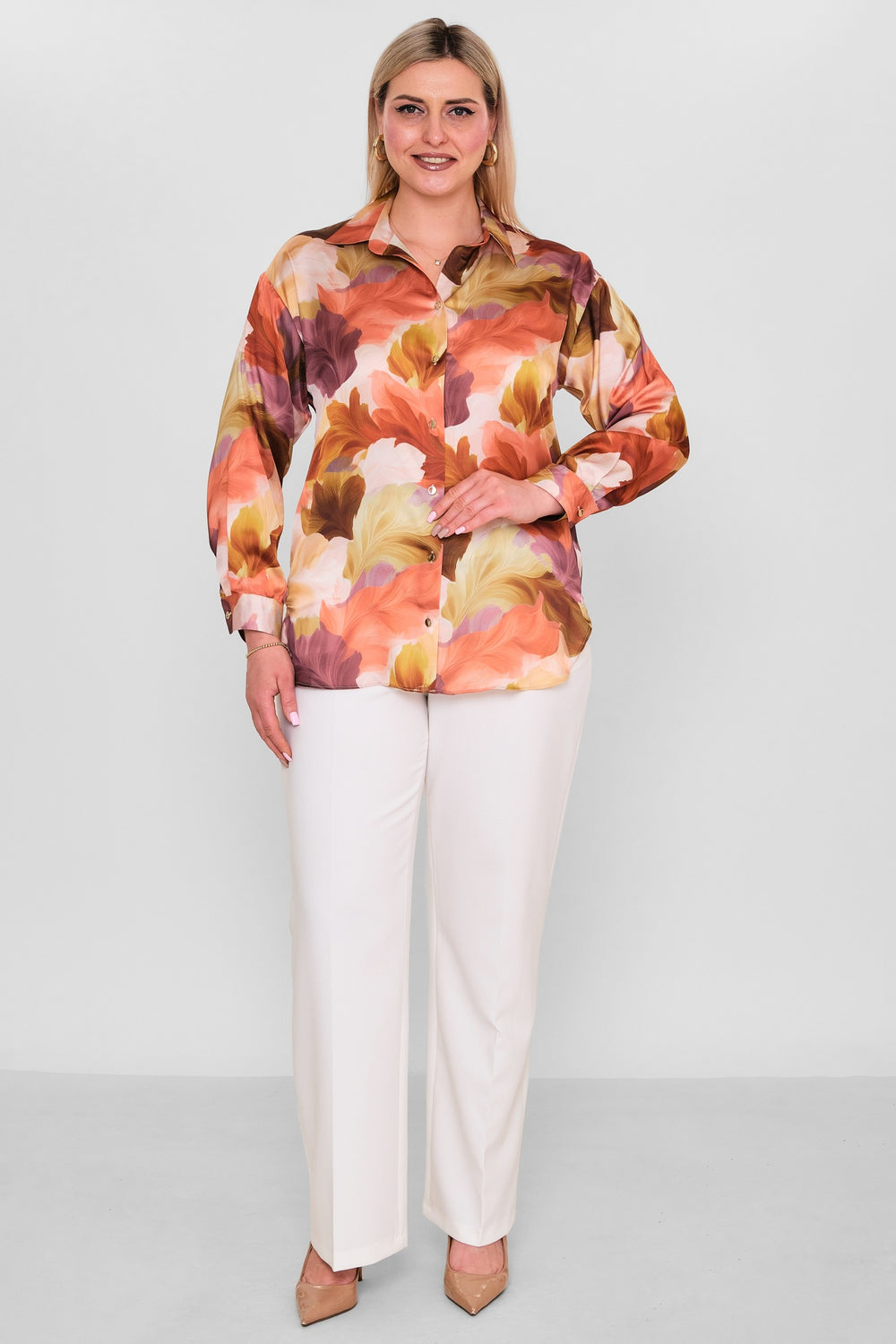 Selen - Plus Size Blouse (SLN26Y260270) - 8690200184888