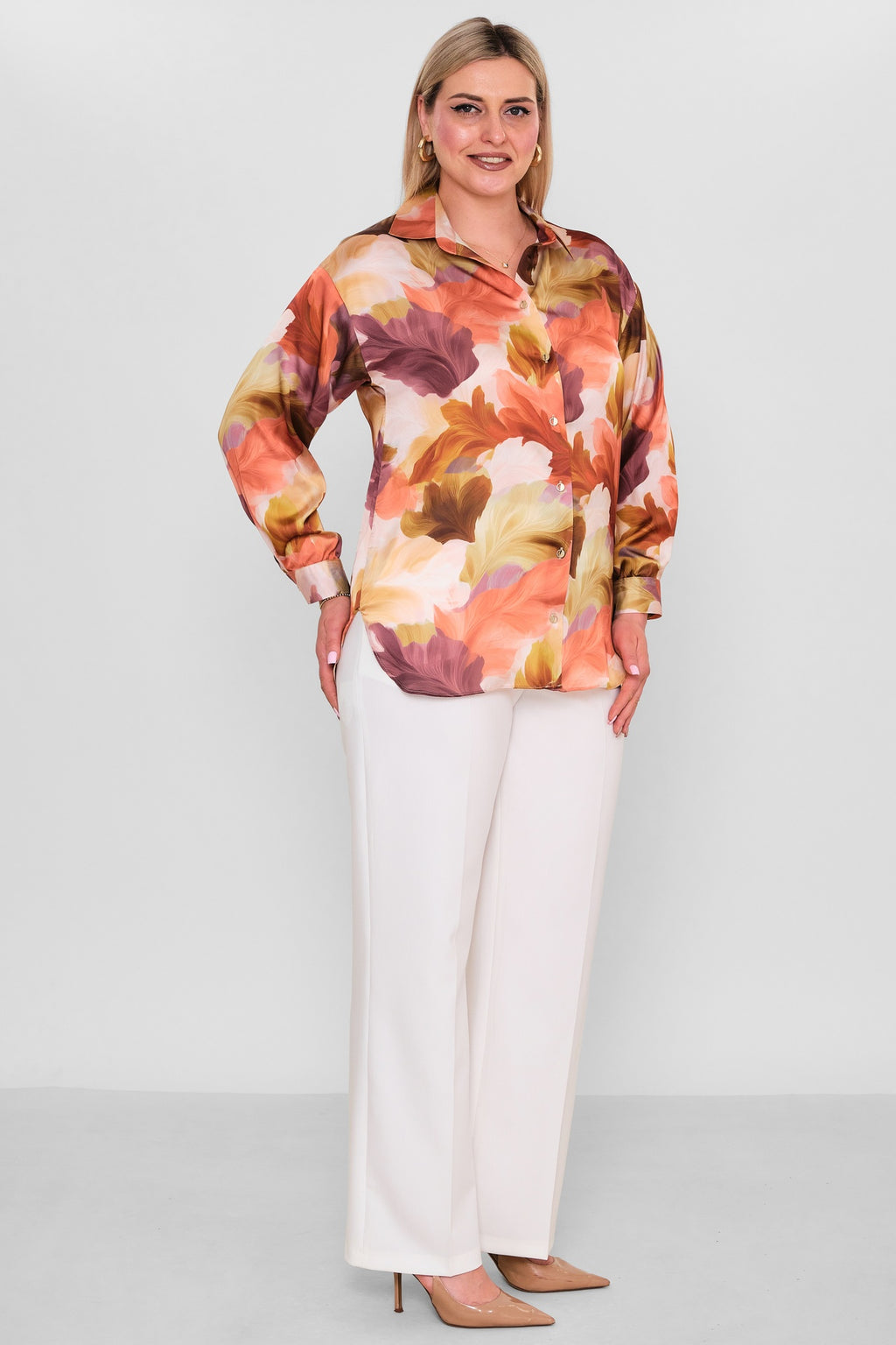 Selen - Plus Size Blouse (SLN26Y260270) - 8690200184888