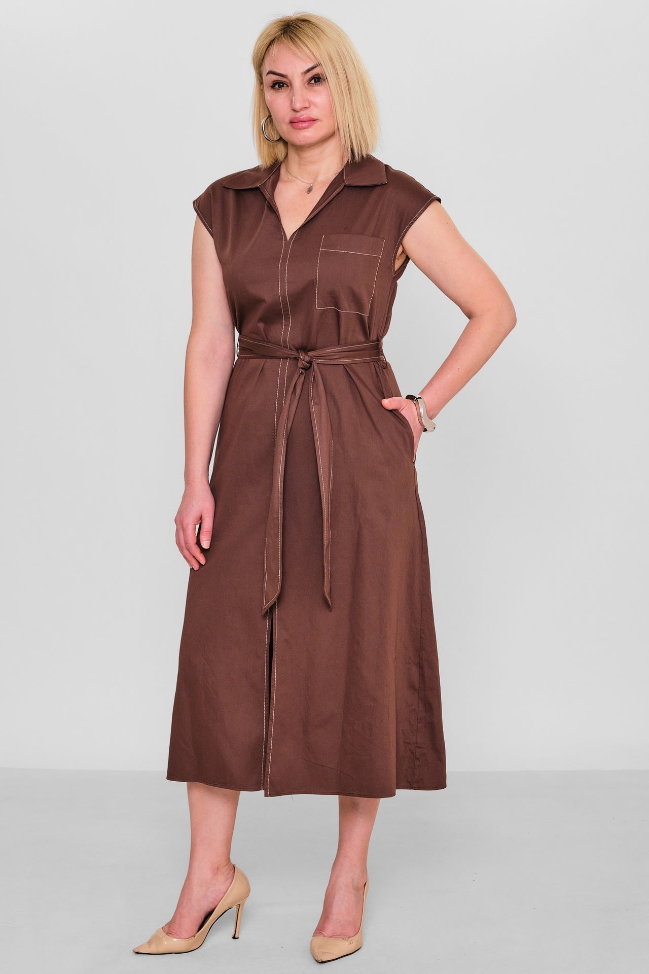 Revaro - Regular Size Dress (RVR26YS-9089) - 8690200185014