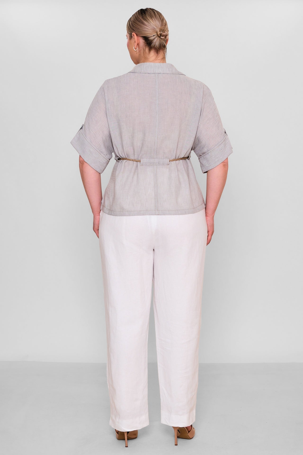 Laluce - Plus Size Shirt (L2.Y26.GML.2G145) - 8690200185069