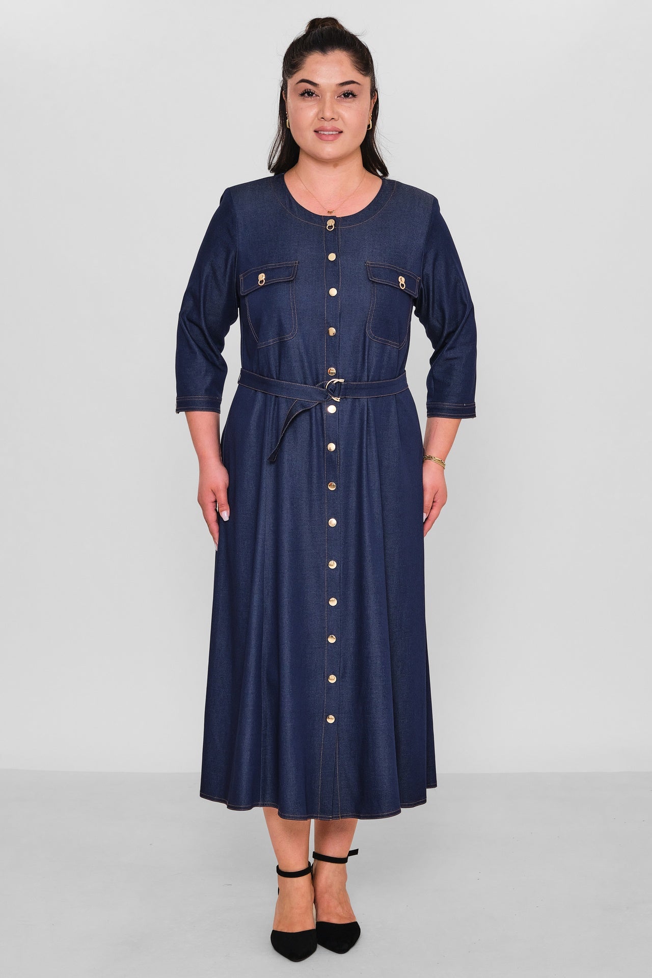 Gumanize - Plus Size Dress (GMZ2026-552-8267) - 8690200185366