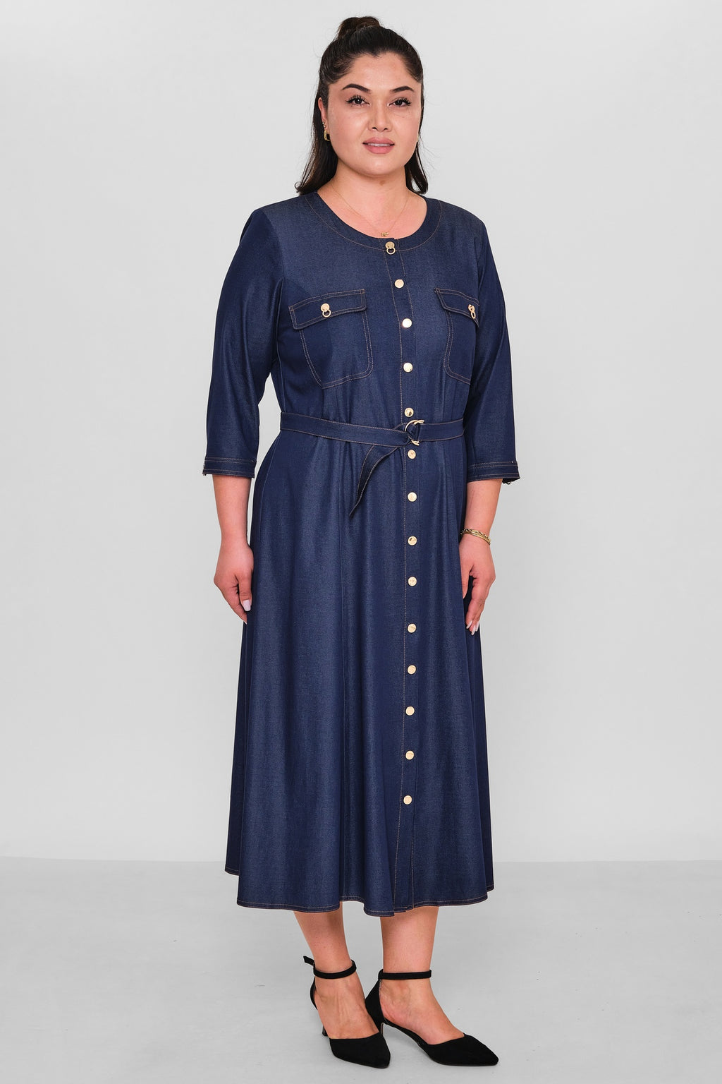 Gumanize - Plus Size Dress (GMZ2026-552-8267) - 8690200185366