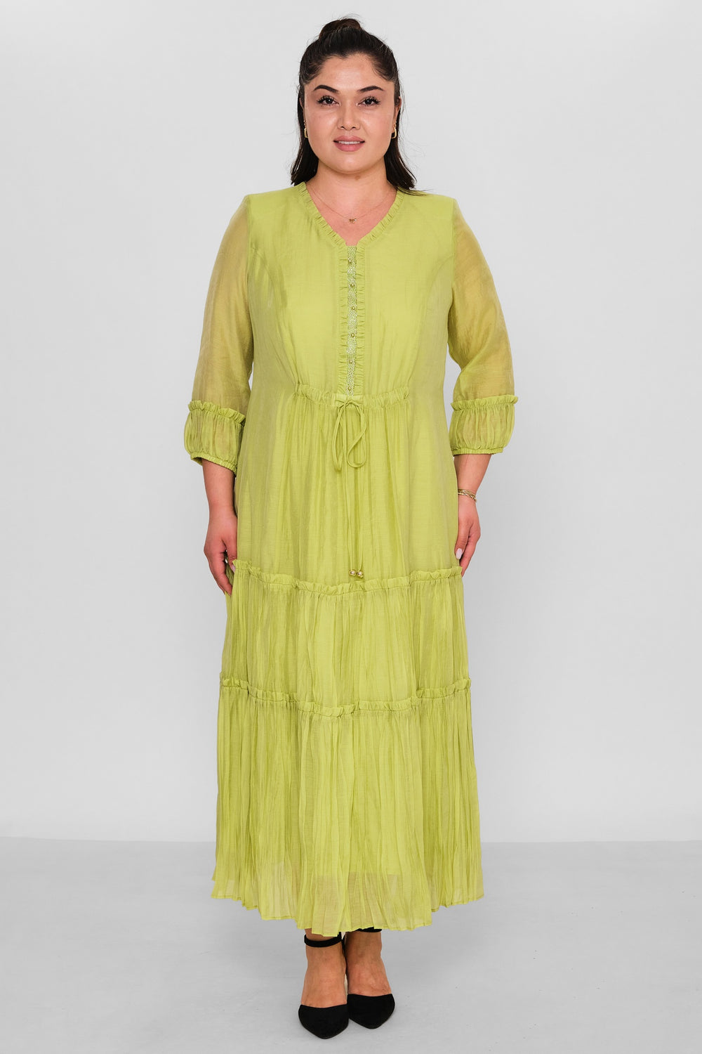 Gumanize - Plus Size Dress (GMZ2026-651-7929) - 8690200185373