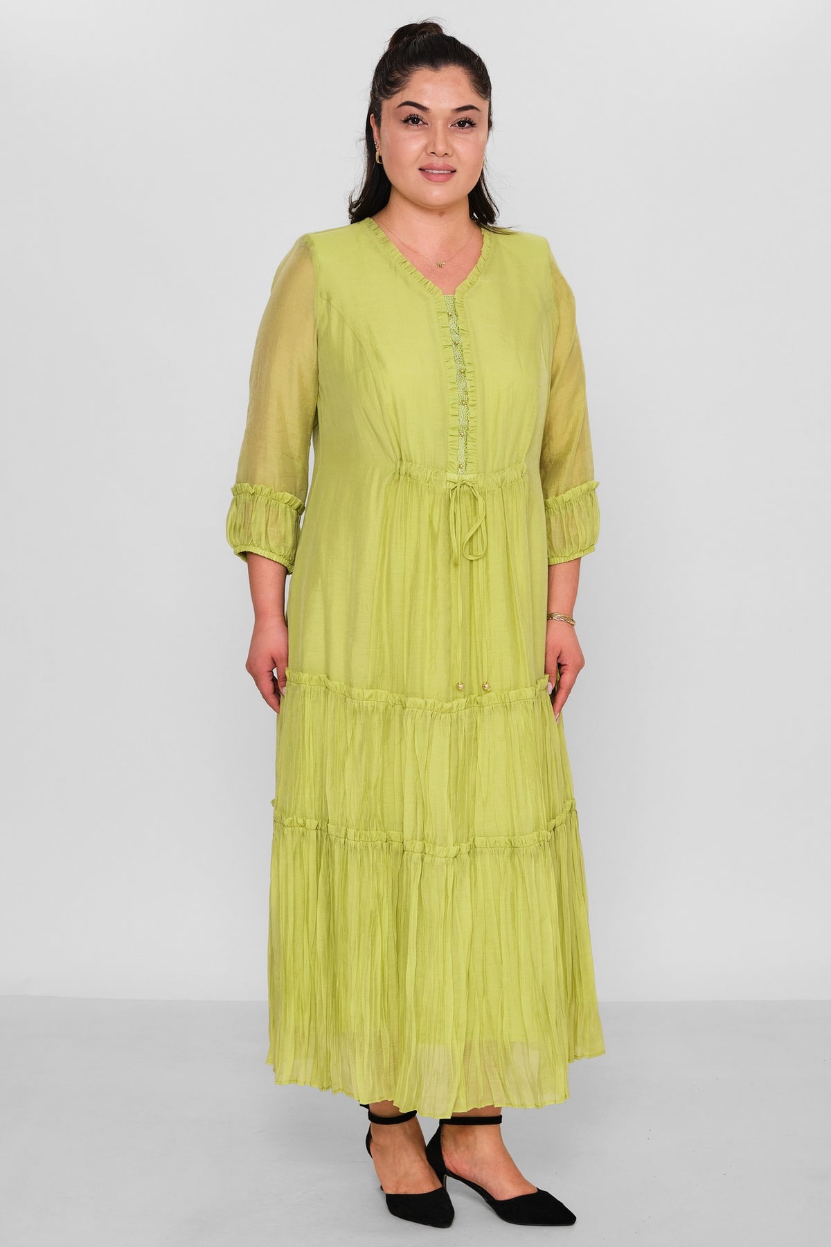 Gumanize - Plus Size Dress (GMZ2026-651-7929) - 8690200185373