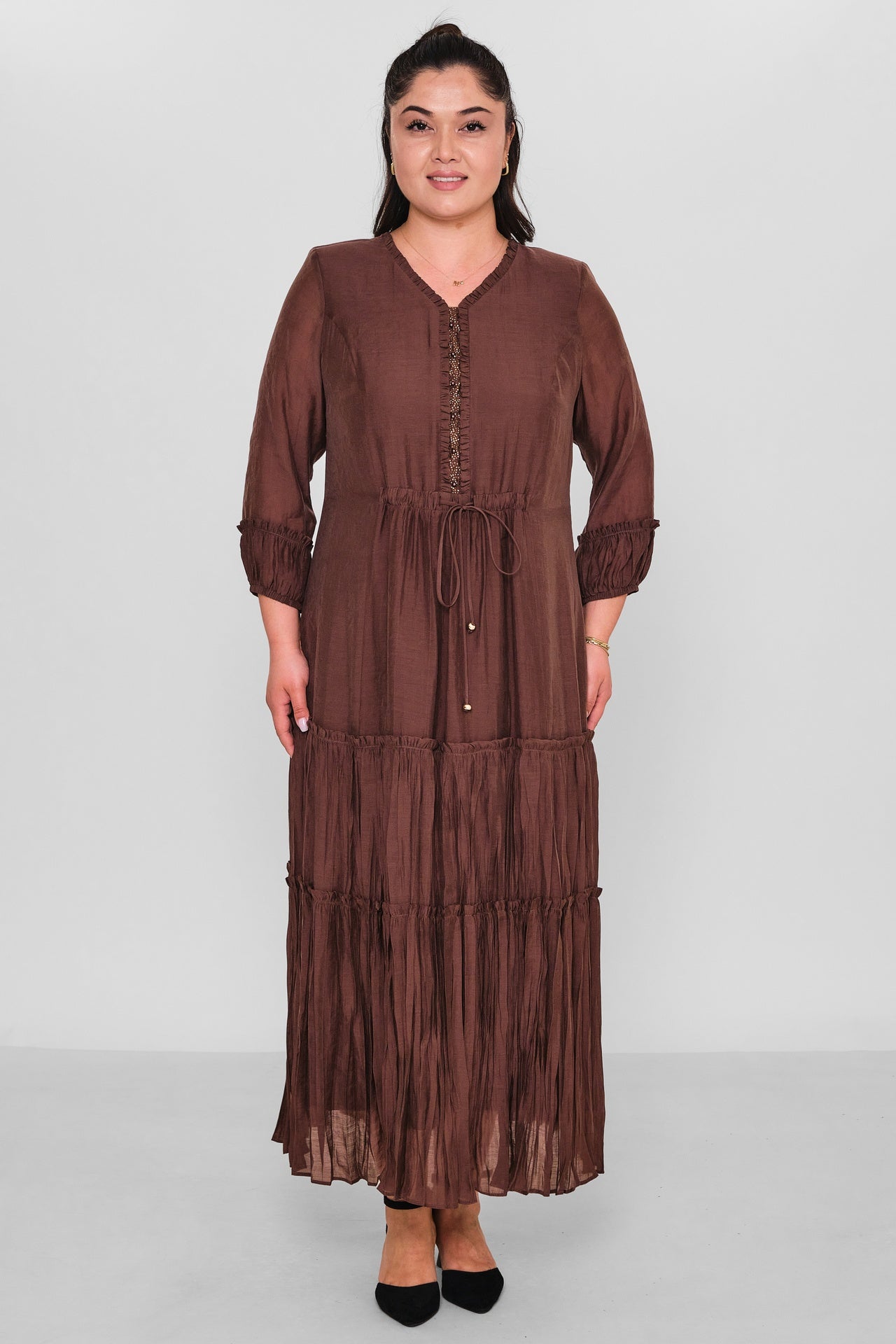 Gumanize - Plus Size Dress (GMZ2026-651-7929) - 8690200185397