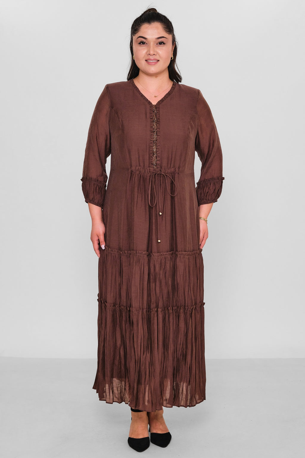 Gumanize - Plus Size Dress (GMZ2026-651-7929) - 8690200185397