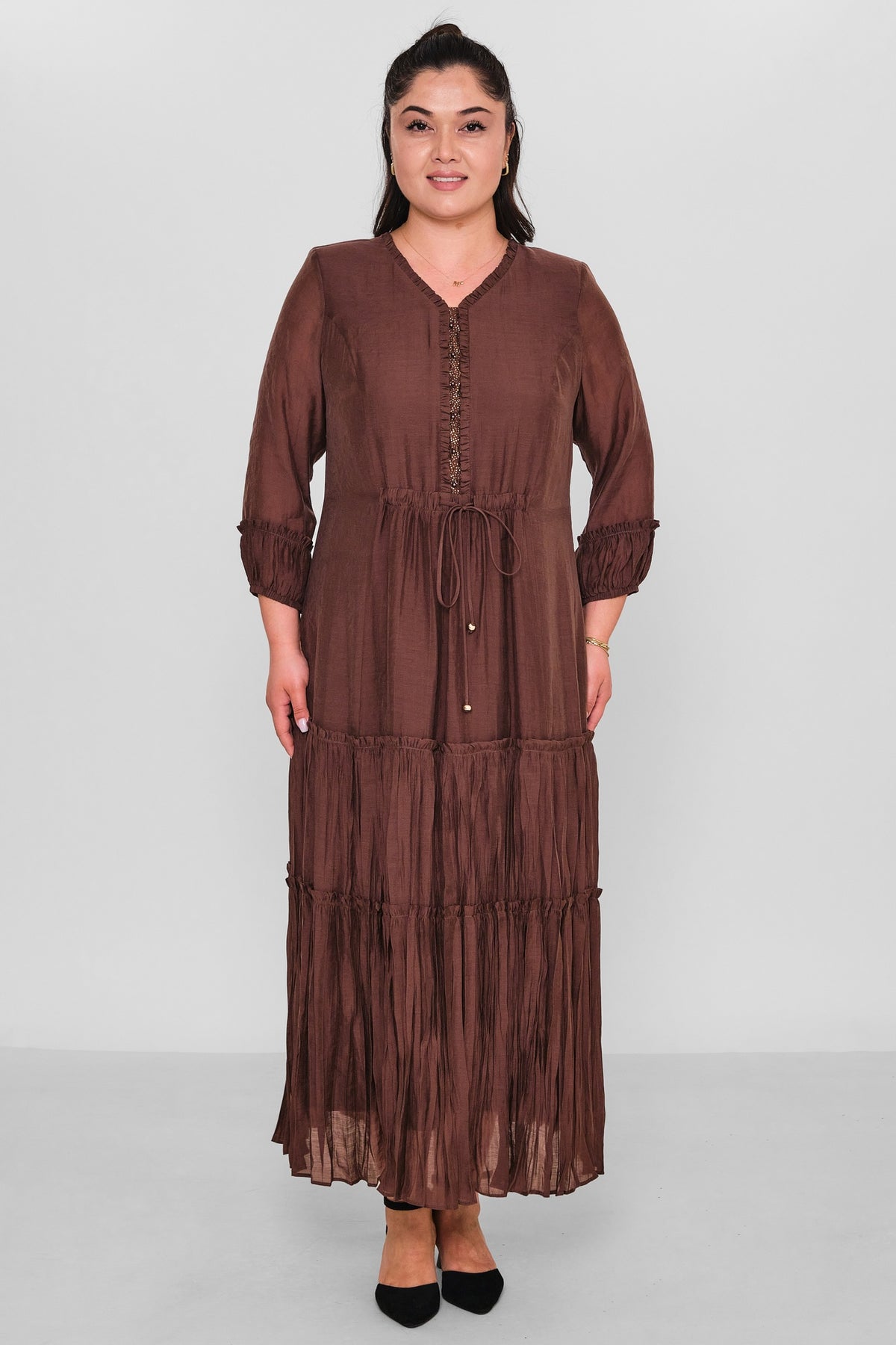 Gumanize - Plus Size Dress (GMZ2026-651-7929) - 8690200185397