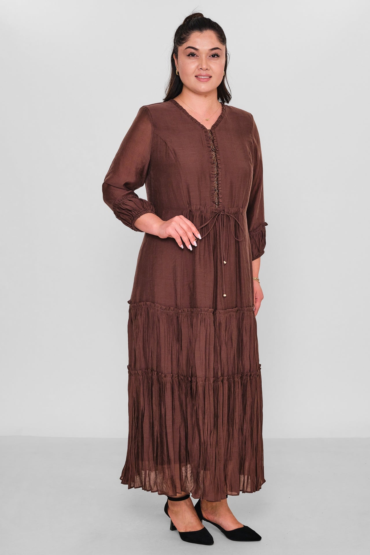 Gumanize - Plus Size Dress (GMZ2026-651-7929) - 8690200185397
