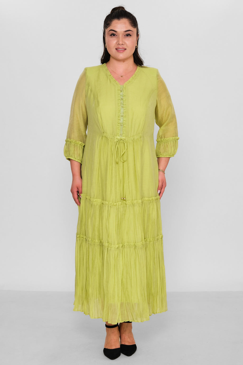 Gumanize - Extended Plus Size Dress (GMZ2026-746-7929) - 8690200185434