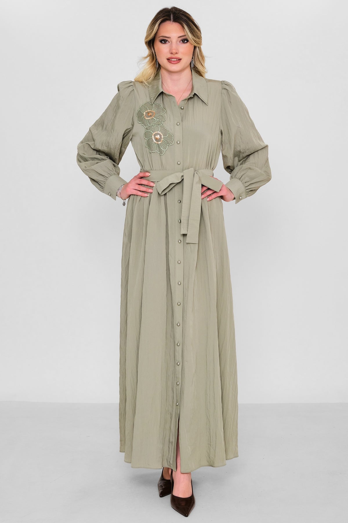 Myraang - Regular Size Dress (MRG26Y05-3123) - 8690200185496