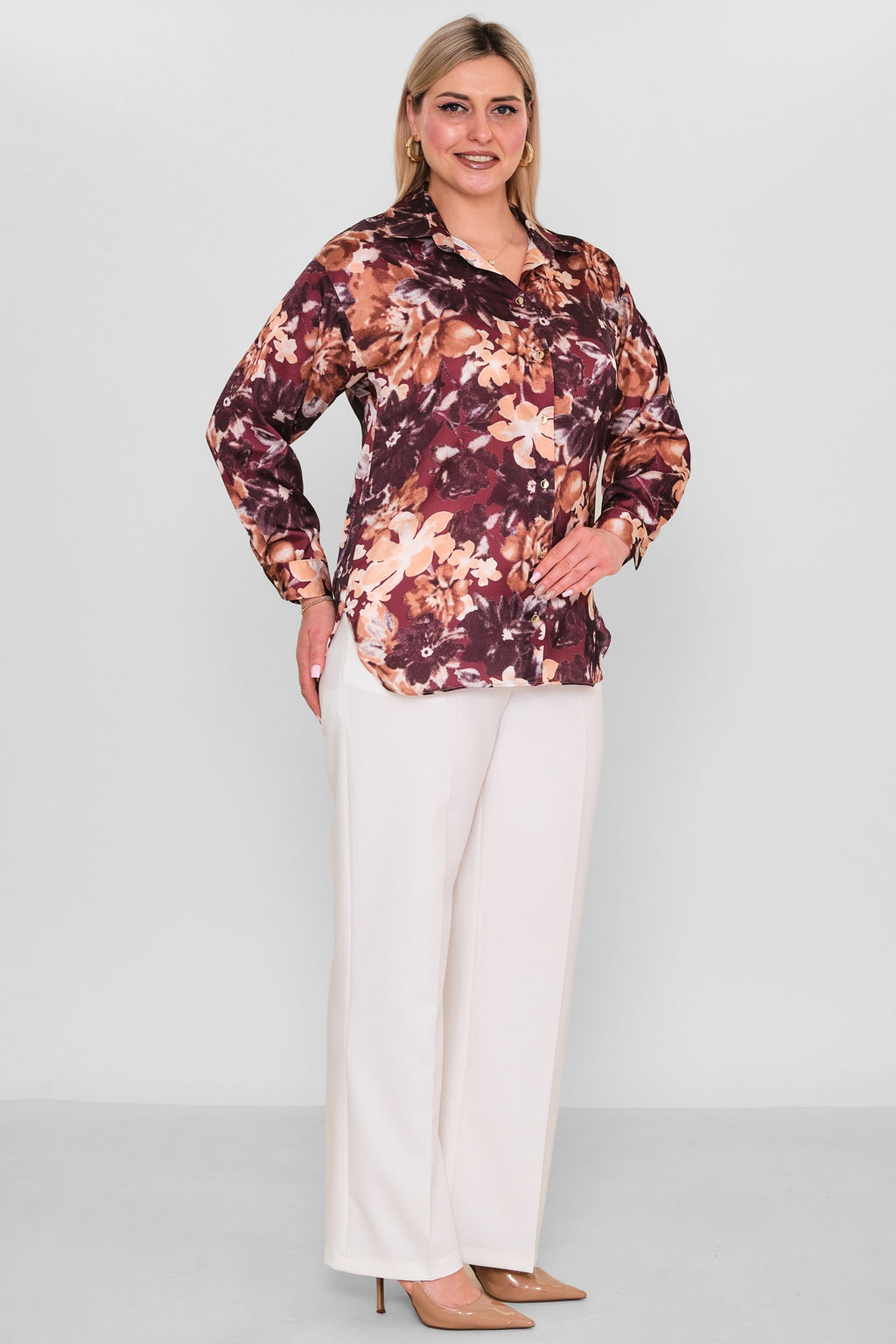 Selen - Plus Size Blouse (SLN26Y260270) - 8690200185502