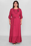 Dress Port - Plus Size Dress (DSP26Y5761) - 8690200185588