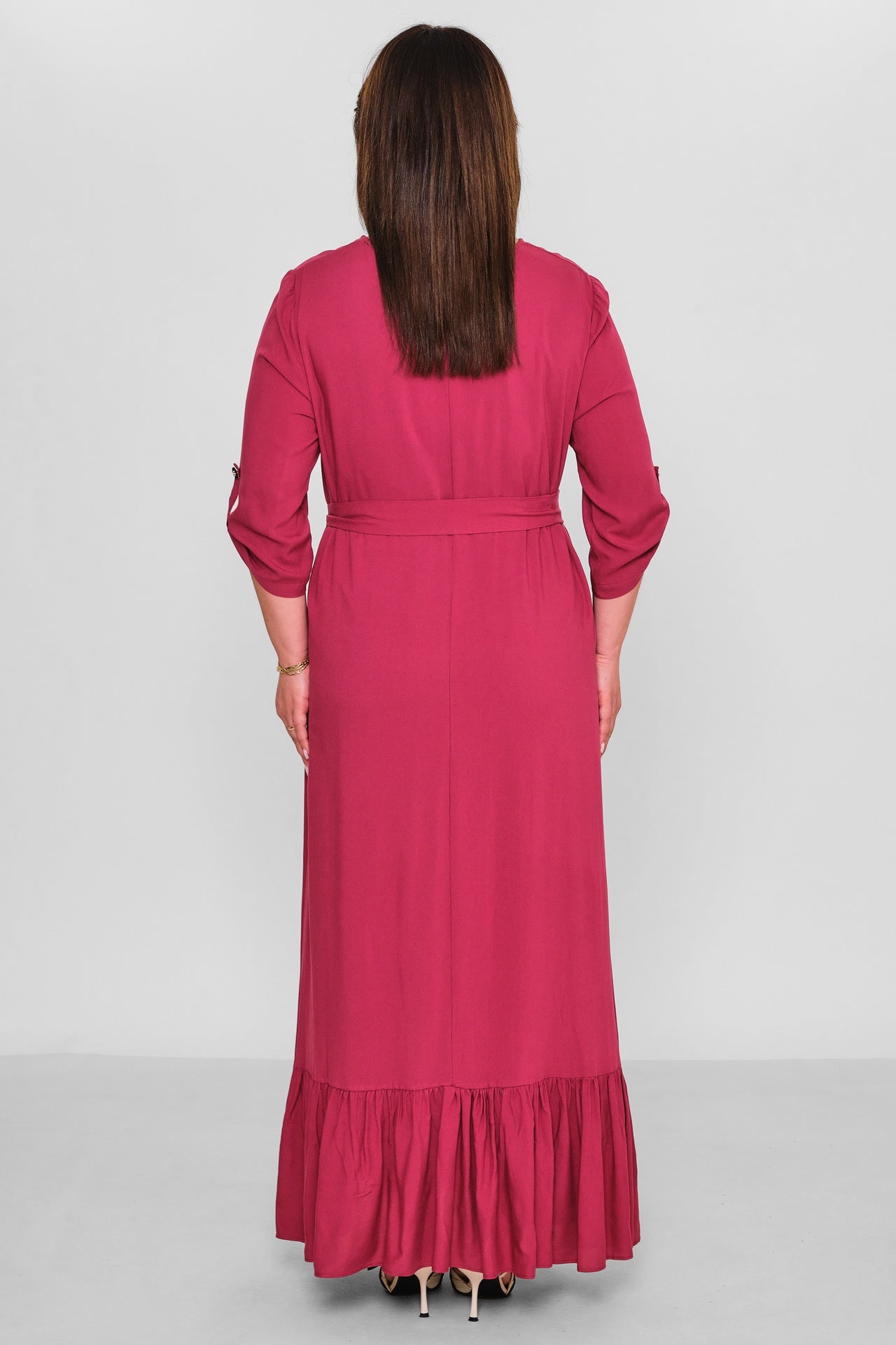 Dress Port - Plus Size Dress (DSP26Y5761) - 8690200185588