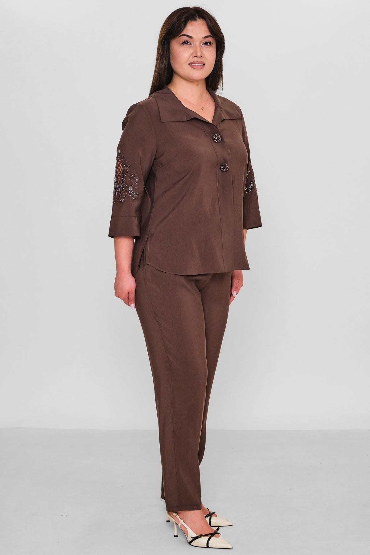 Dress Port - Plus Size Suit (DSP26Y3533) - 8690200185632