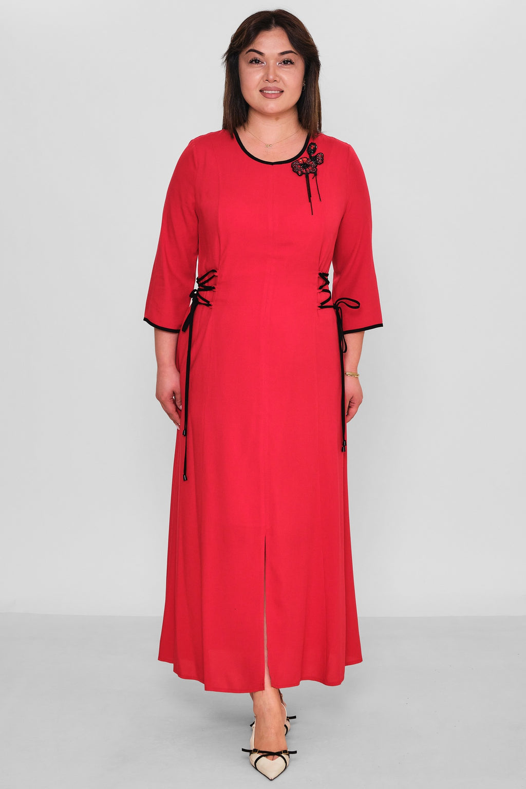 Dress Port - Plus Size Dress (DSP26Y5760) - 8690200185663