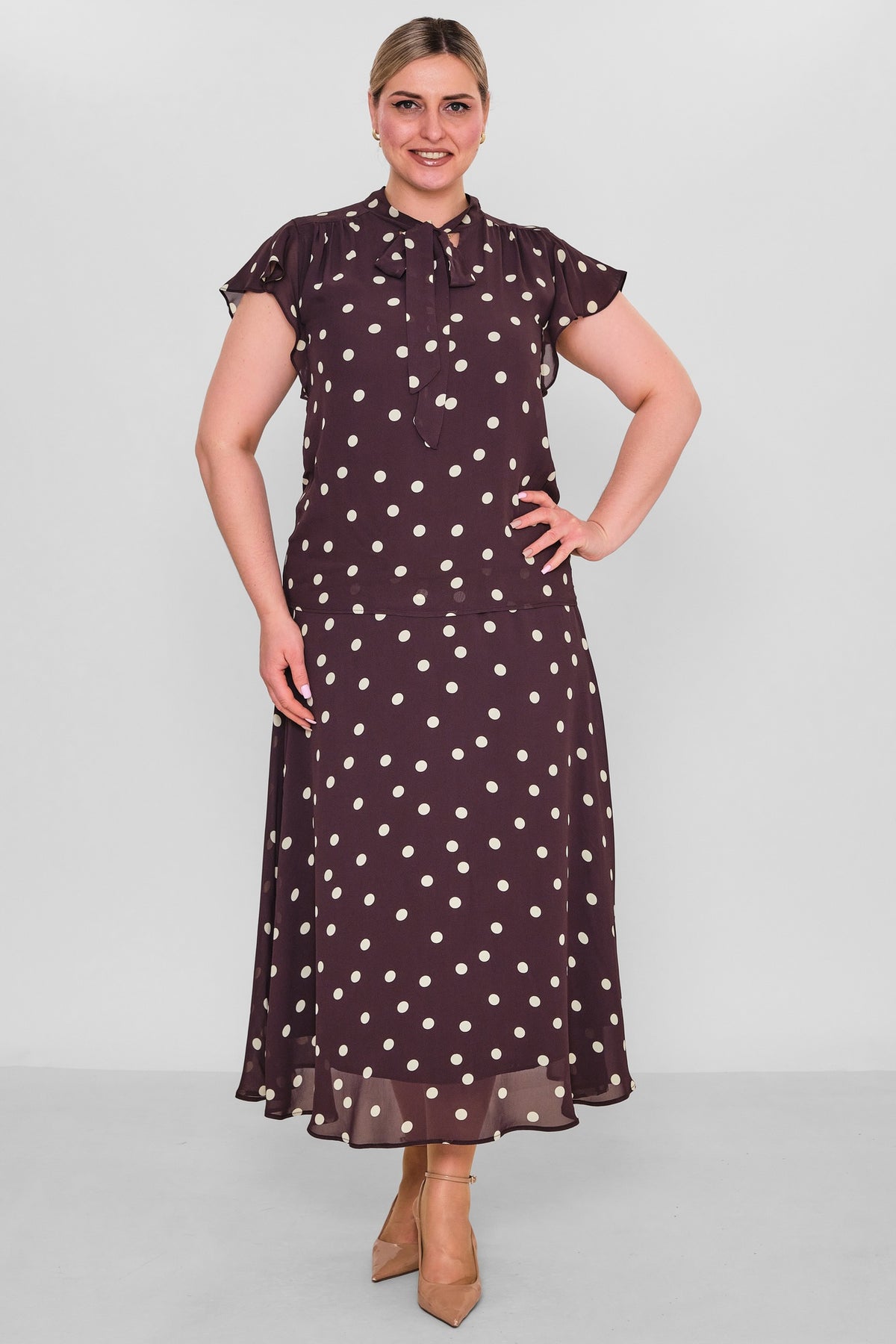 Revaro - Plus Size Blouse (RVR26YBB-4123) - 8690200185700