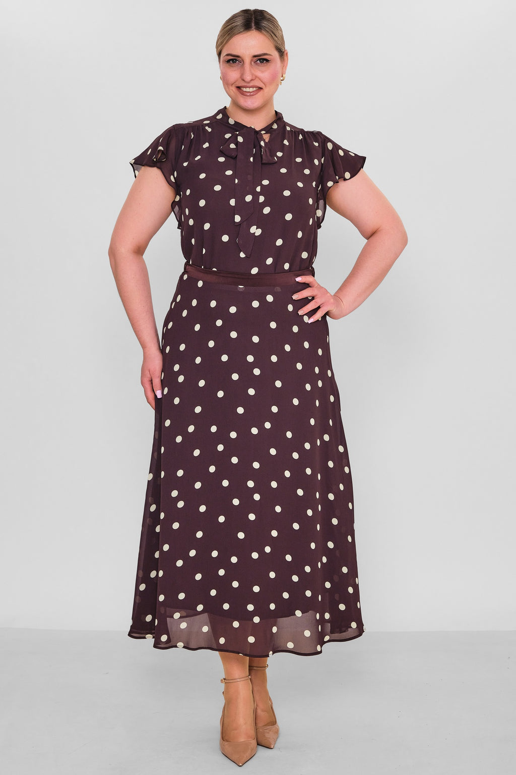 Revaro - Plus Size Skirt (RVR26YBE-5050) - 8690200185717