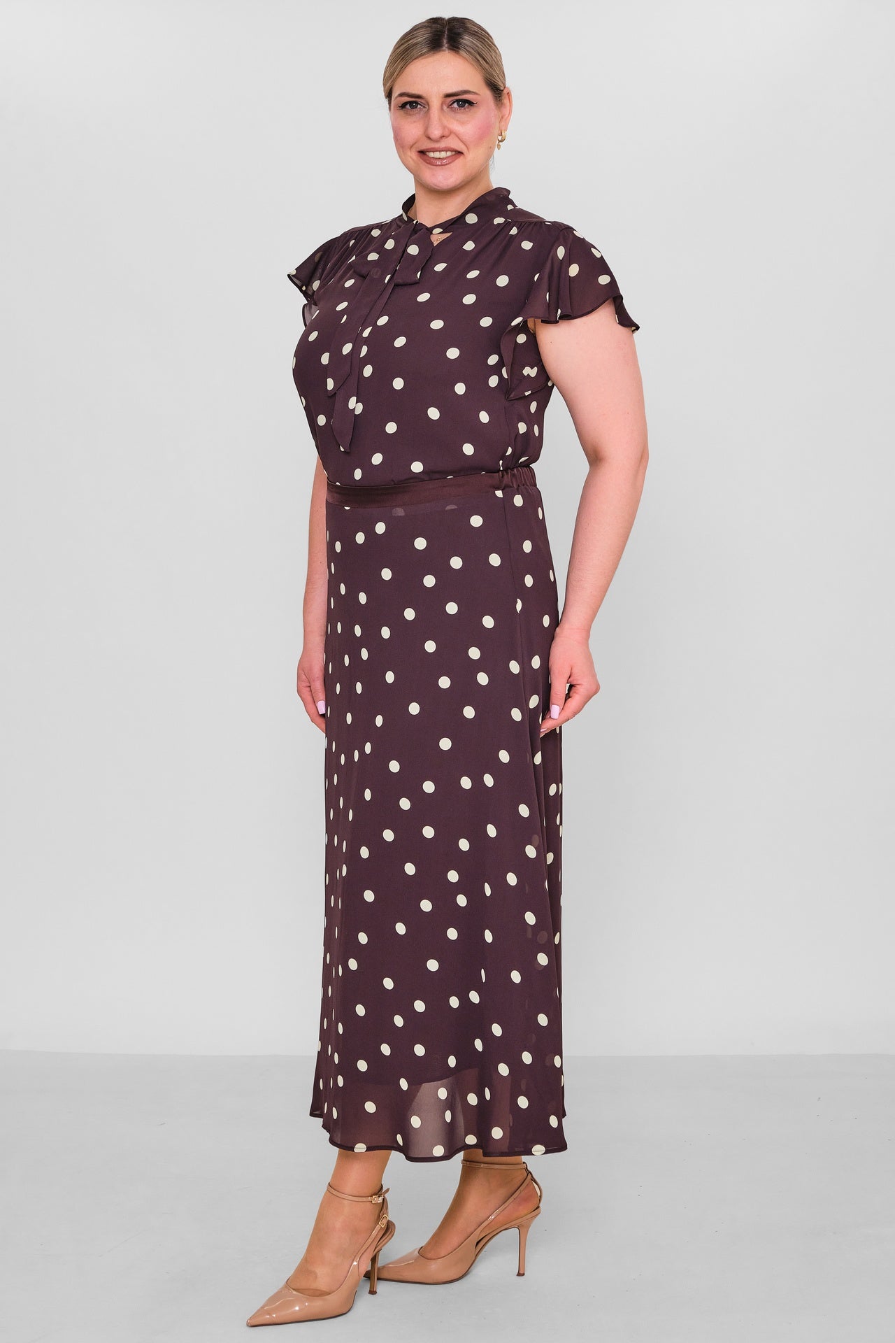 Revaro - Plus Size Skirt (RVR26YBE-5050) - 8690200185717