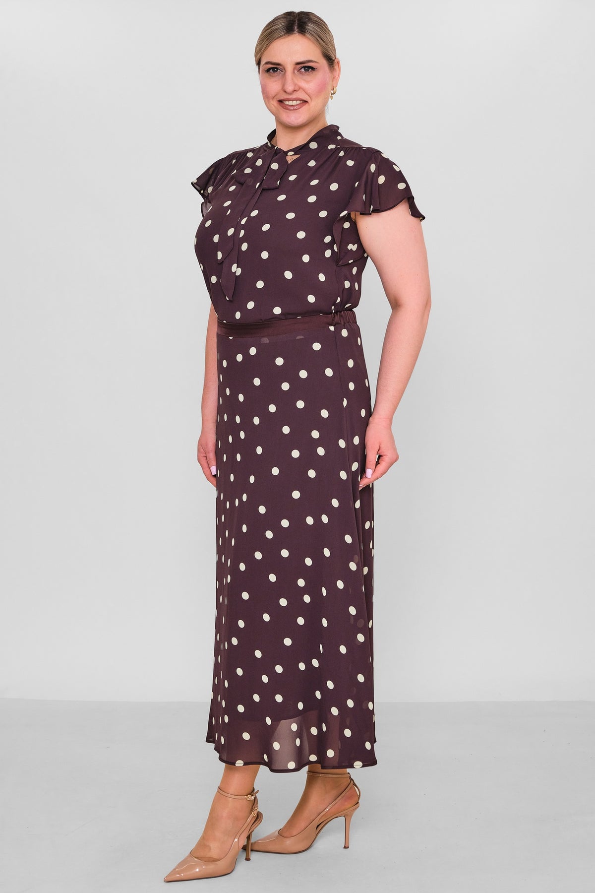 Revaro - Plus Size Skirt (RVR26YBE-5050) - 8690200185717