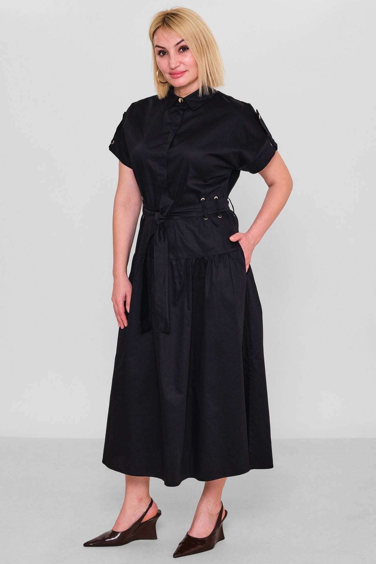 Revaro - Regular Size Dress (RVR26YS-9103) - 8690200185724
