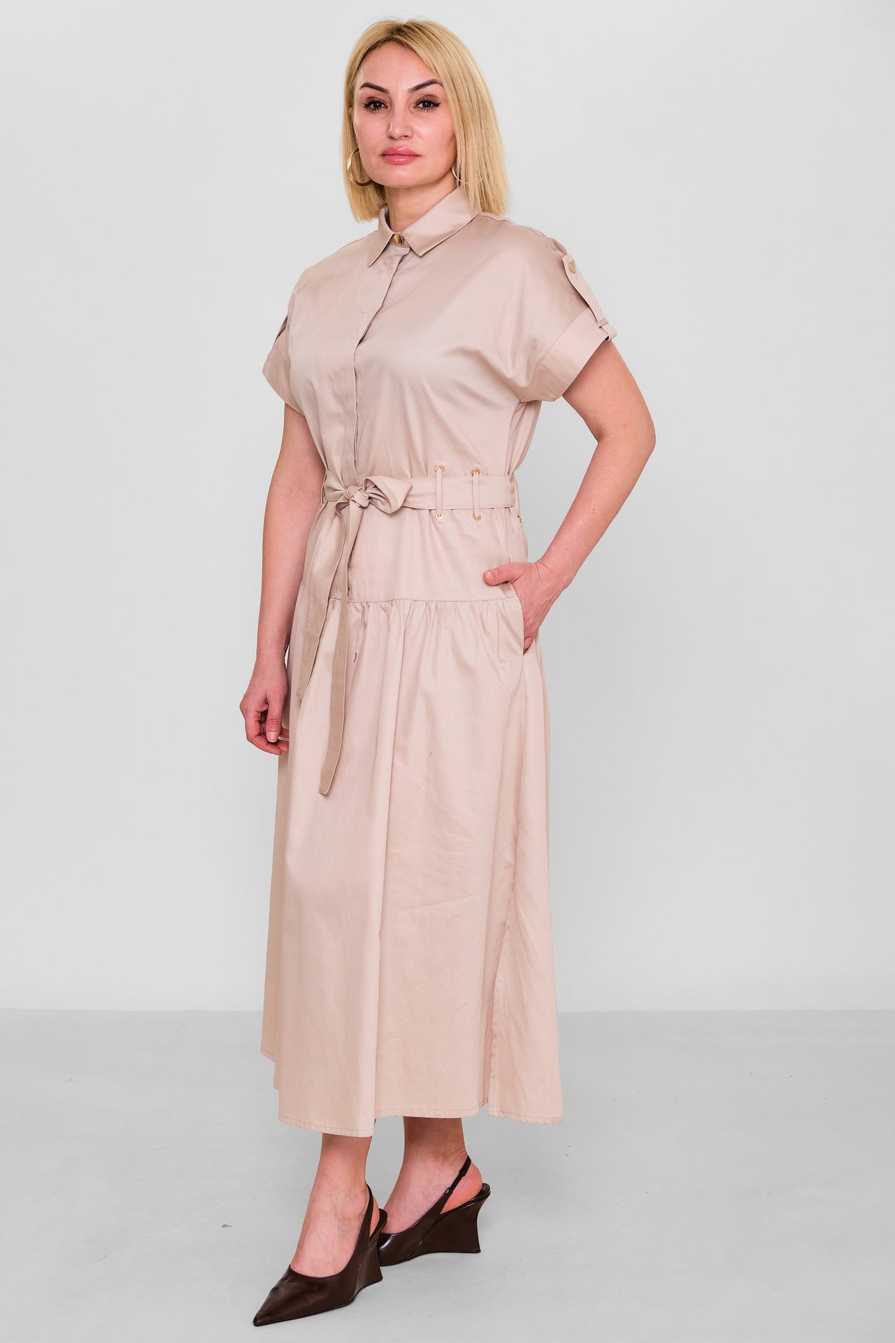 Revaro - Regular Size Dress (RVR26YS-9103) - 8690200185731