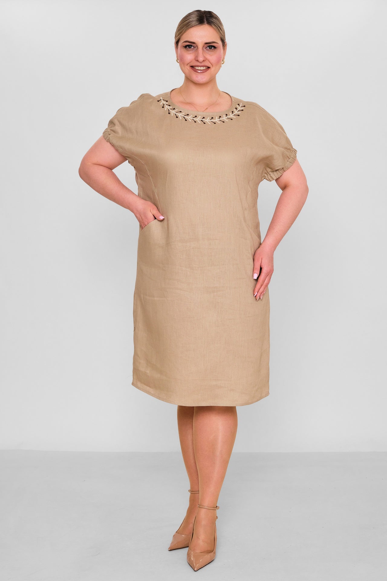 Laluce - Plus Size Dress (L2.Y26.ELB.2E690) - 8690200185809