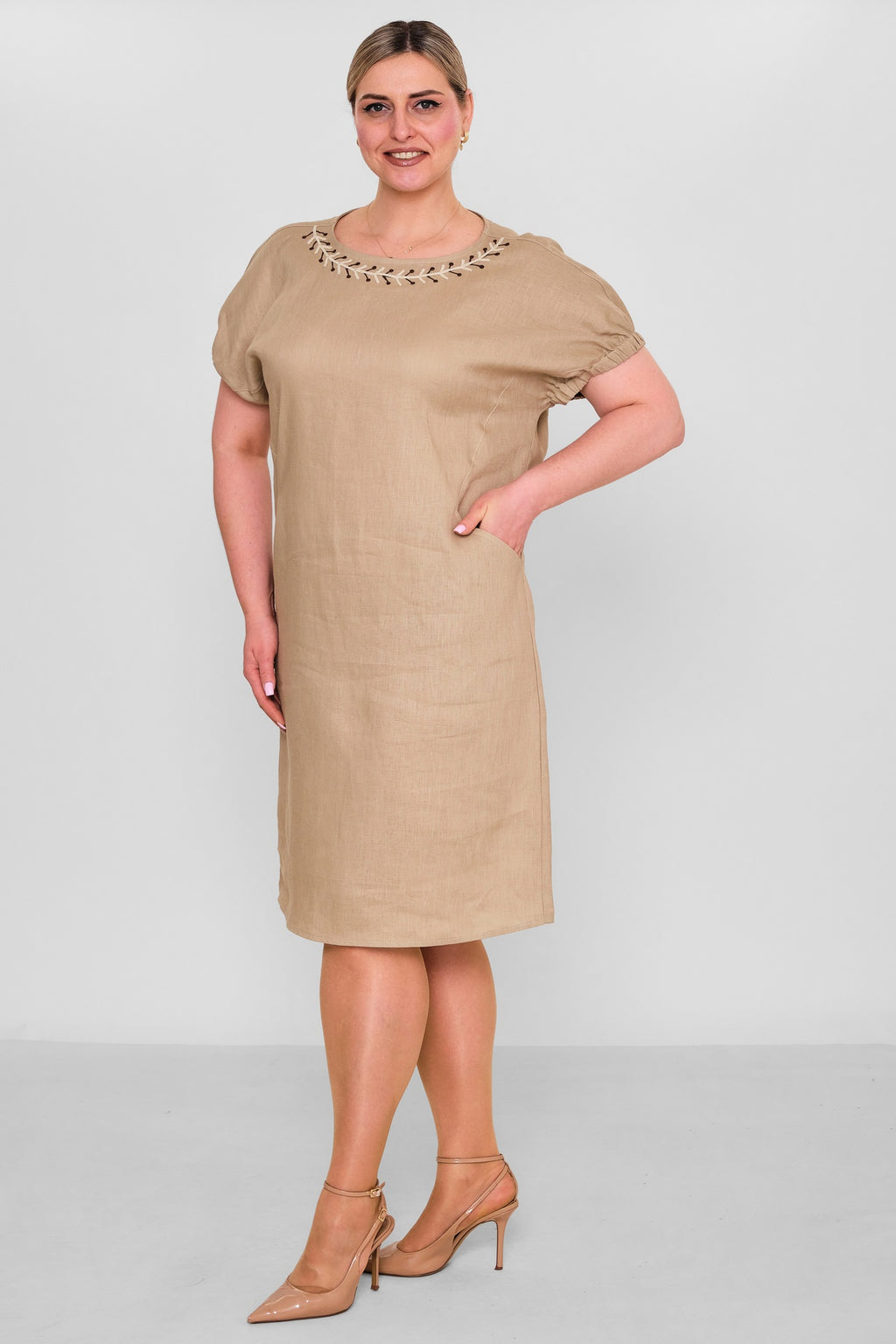 Laluce - Plus Size Dress (L2.Y26.ELB.2E690) - 8690200185809