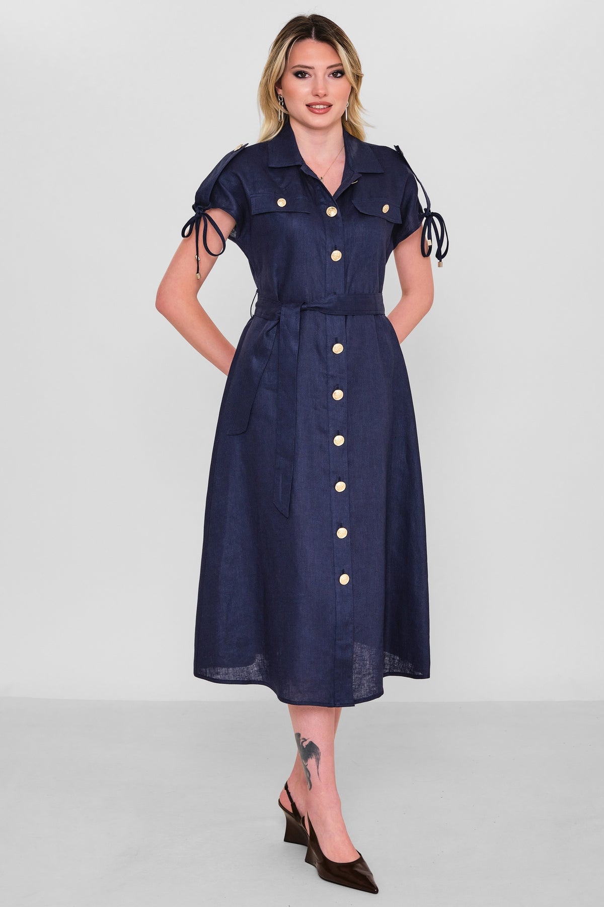 Laluce - Regular Size Dress (LL.Y26.ELB.LE691) - 8690200185854