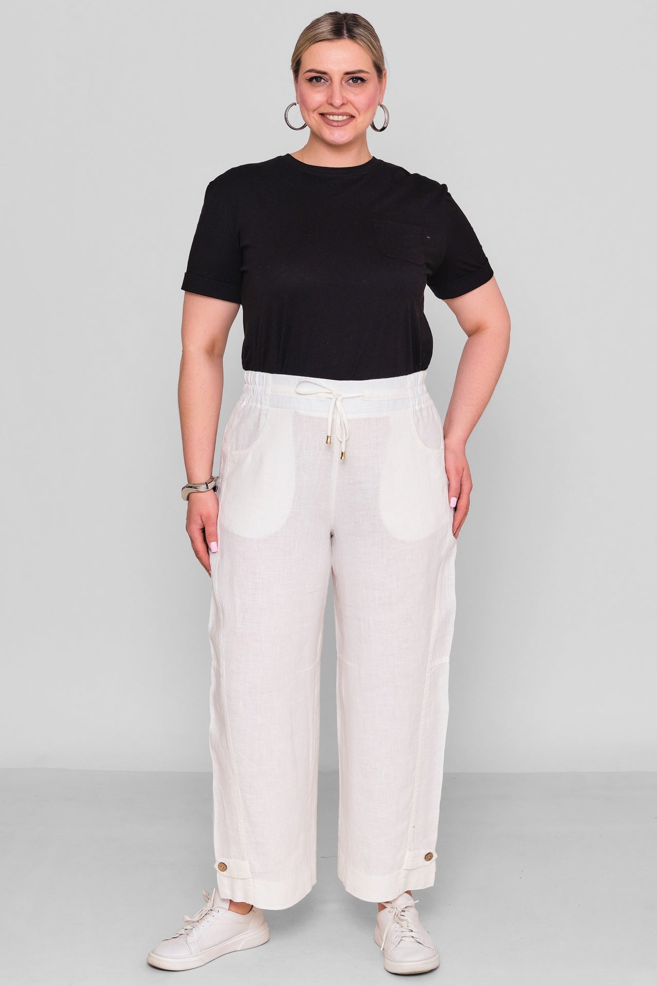 Elitline - Plus Size Trousers (ELT26Y1-58-4104) - 8690200185960