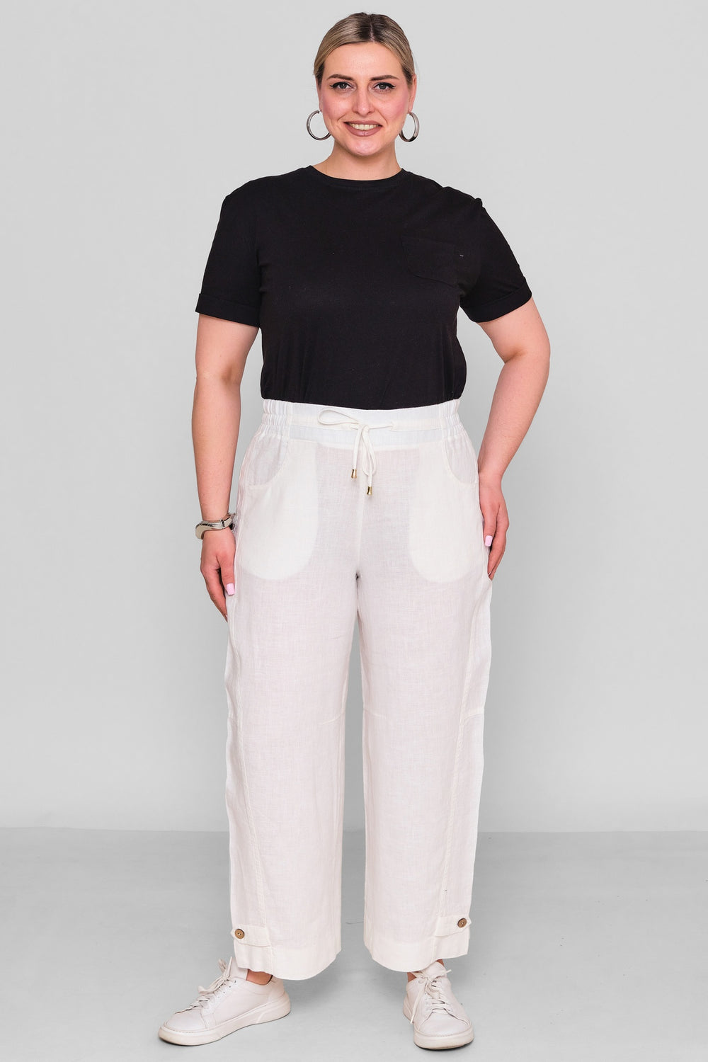Elitline - Plus Size Trousers (ELT26Y1-58-4104) - 8690200185960