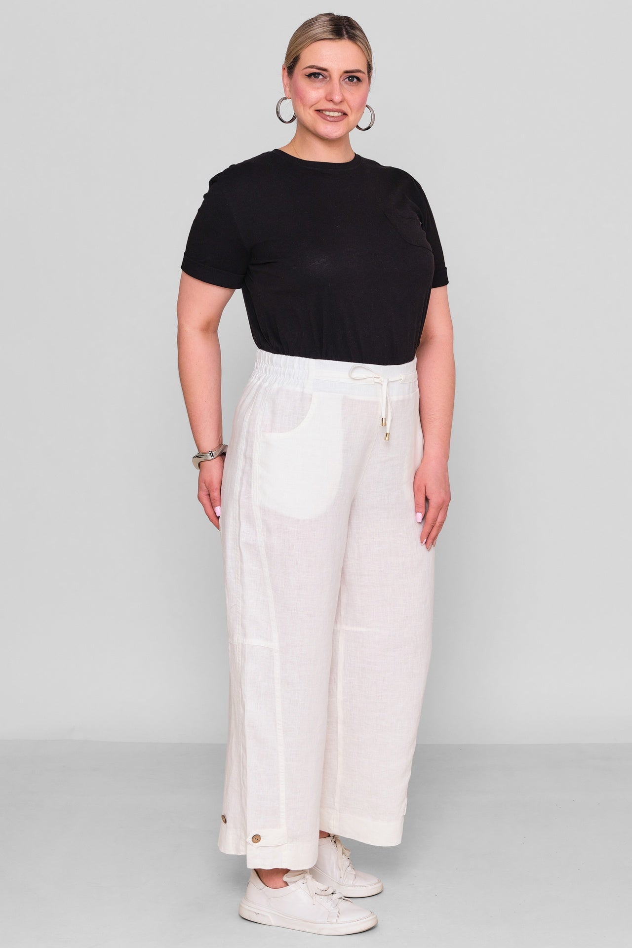 Elitline - Plus Size Trousers (ELT26Y1-58-4104) - 8690200185960