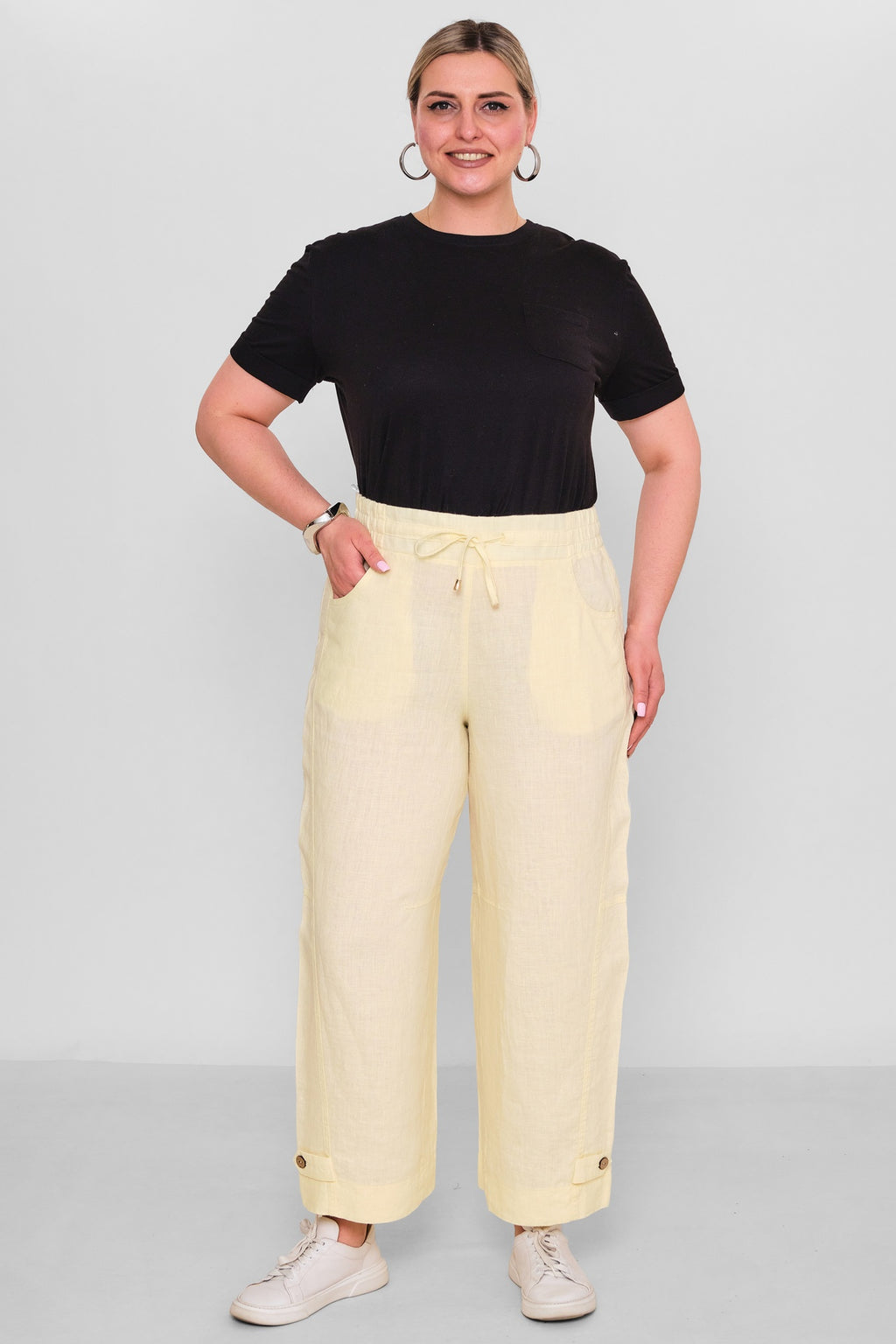 Elitline - Plus Size Trousers (ELT26Y1-58-4104) - 8690200185984